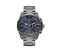 Diesel Mega Chief Uhr für Herren, Chronographenwerk mit Edelstahlarmband