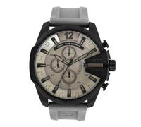 Diesel Mega Chief Uhr für Herren, Chronographenwerk mit Silikon- oder Nylonarmband