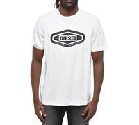 Diesel Modern Basic Logo Weißes T-shirt L