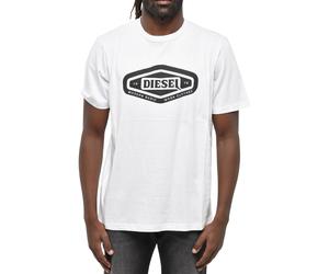 Diesel Modern Basic Logo Weißes T-shirt S