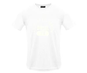 Diesel - Monotone - Weißes T-shirt „property Of Denim Division" L