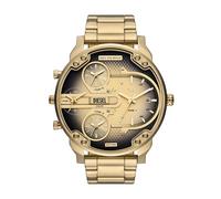 Diesel Mr. Daddy 2.0 Herrenuhr mit übergroßem Chronograph und Edelstahl-, Silikon- oder Lederarmband, Feingold, 54MM, Mr. Daddy 2.0 & Mr. Daddy Slim