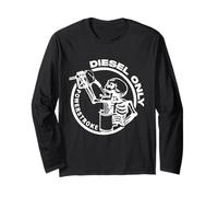 Diesel Only Tee Lifted Truck Power Hub Diesel Can Langarmshirt