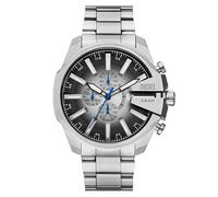 Diesel quarz silberfarbenem herren uhr mit mehrfarbig zifferblatt und edelstahl armband one_size Silber