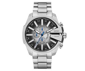 Diesel quarz silberfarbenem herren uhr mit mehrfarbig zifferblatt und edelstahl armband one_size Silber