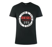 Diesel - "Recycled Styles" T-Shirt für Herren/Damen Unisex (Schwarz) M
