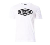 Diesel Modern Basic Logo Weißes T-shirt S