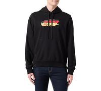 Diesel_S-GINN-HOOD-K41 Felpa_Sweatshirt_Schwarz_XL Große Größen