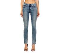 Diesel Sandy 009AA Stretch Damen Jeans Hose Slim Straight (as3, Waist_Inseam, Numeric_24, Numeric_32, Blau)