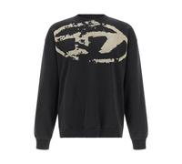 Diesel Schwarzes Baumwoll-Sweatshirt M