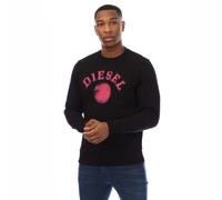 Diesel - Schwarzes Sweatshirt Mit Verblasstem Punktlogo 2XL