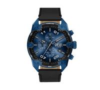 Diesel Spiked Herren 49MM Blaue Edelstahl Uhr, DZ4703