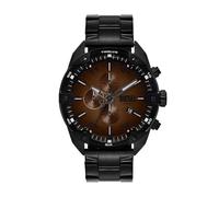 Diesel Spiked Herren 49MM Schwarze Edelstahl Uhr, DZ4691
