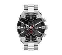 Diesel Spiked Herren 49MM Silberfarbene Edelstahl Uhr, DZ4709