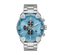 Diesel Spiked Uhr für Männer, Quarz-Chronographenwerk mit Edelstahlarmband