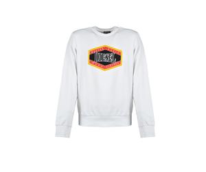 Diesel Sweatshirt Felpa Herren weiß XL