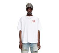 Diesel T Boxt Lab Short Sleeve T-shirt Weiß S Mann (Herstellerartikelnummer: A14947-0NIAR-100-S)