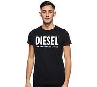 Diesel T-Diego-Logo Herren T-Shirt, Farbe:Schwarz, Größe:L