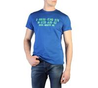 Diesel T-Diego S2 Grafik-Logo T-Shirt - Blau XL