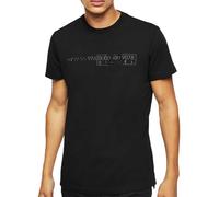 Diesel 'T-Diego-Slits-J6 Maglietta T-Shirt Rundhals Kurzarm (DE/NL/SE/PL, Alphanumerisch, XXL, Regular, Regular, Schwarz)