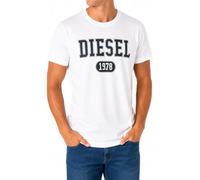 Diesel T-DIEGOR 1-A Herren T-Shirt (DE/NL/SE/PL, Alphanumerisch, S, Regular, Regular, Weiß)