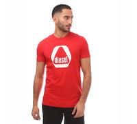 Diesel - "T-Diegor 7-E" T-Shirt für Herren (Rot) XL
