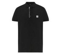 Diesel - "T-Harry" Poloshirt für Herren, Reißverschluss (Schwarz) M