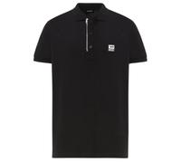 Diesel T-Harry Schwarzes Poloshirt mit Reißverschluss M