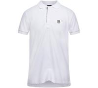 Diesel T-Harry Weißes Poloshirt mit Reißverschluss 2XL
