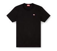 DIESEL Herren T-Shirt - T-MIEGOR, Kurzarm, Rundhals, Baumwolle, Logo, einfarbig Schwarz M