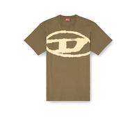 DIESEL T-Shirt BLEACH olive | L