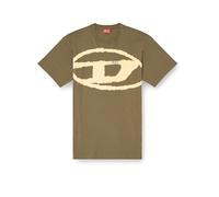 DIESEL T-Shirt BLEACH olive | XXL