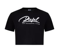 Diesel - T-Shirt für Damen, kurz geschnitten (Kaviar) XS