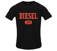 Diesel - T-shirt Mit Varsity-logo Und Kaviar XL