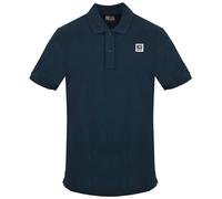 Diesel - Total Eclipse - Poloshirt In Marineblau Mit Kleinem Logo-aufnäher M