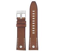 Diesel Uhrband Wechselarmband LB-DZ1815 Ersatzband DZ1815 Uhrenarmband Leder 22 mm Braun