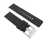 Diesel Uhrband Wechselarmband LB-DZ4361 Original Ersatzband DZ 4361 Uhrenarmband Leder 24 mm Schwarz