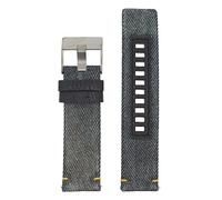 Diesel Uhrenarmband 24mm Leder Blau Uhrband DZ-1689 / LB-DZ1689