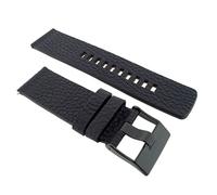 Diesel Uhrenarmband 24mm Leder Schwarz Uhrband DZ-4311 / LB-DZ4311