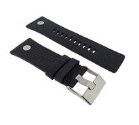 Diesel Uhrenarmband LB-DZ7313 Original Ersatzband Leder 28 mm Schwarz