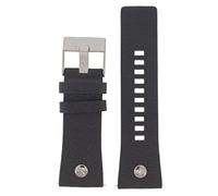 Diesel Uhrenarmband 28mm Leder Schwarz Uhrband DZ-3748 / LB- DZ3748
