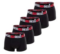 DIESEL Herren Boxershorts, 5er Pack - UMBX-DAMIENFIVEPACK, Trunks, Cotton Stretch Schwarz XL