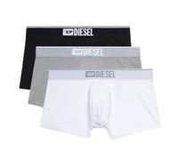 DIESEL Herren Boxershorts, 3er Pack - UMBX-DAMIENTHREEPACK, Trunks, Cotton Stretch Schwarz/Grau/Weiß XL