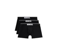 DIESEL Herren Boxershorts, 3er Pack - UMBX-SEBASTIANTHREEPACK, Boxer Long, Cotton Stretch Schwarz XL