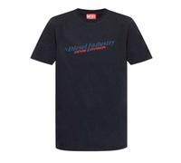 Diesel Unisex Erwachsenen Industrie Denim Division Logo T-Shirt (Marineblau) S