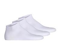 DIESEL Unisex Sneakersocken, 3er Pack - SKM-GOST-THREEPACK, Low Cut, einfarbig M Weiß