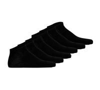 DIESEL Unisex Sneakersocken, 6er Pack - SKM-GOST-SIXPACK, Low Cut, einfarbig L Schwarz