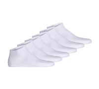 DIESEL Unisex Sneakersocken, 6er Pack - SKM-GOST-SIXPACK, Low Cut, einfarbig S Weiß