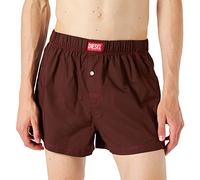 DIESEL Herren Web-Boxershorts - UUBX-STARK, Trunks, Baumwolle, einfarbig Braun XL