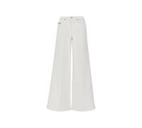 Diesel - Wide-Leg High-Waist Jeans In Crisp White Fabric - Größe 26 - weiß